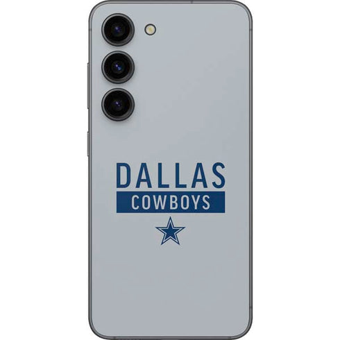 NFL Dallas Cowboys Silver Performance Series Galaxy S23 Skin