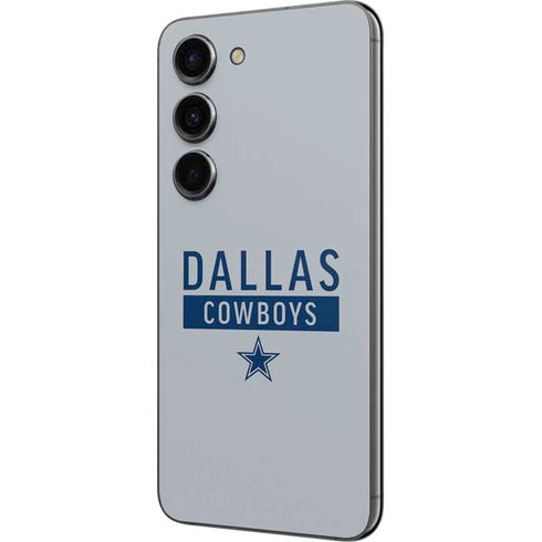 NFL Dallas Cowboys Silver Performance Series Galaxy S23 Skin