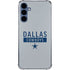 NFL Dallas Cowboys Silver Performance Series Galaxy S24 Clear Case