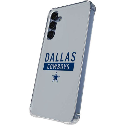 NFL Dallas Cowboys Silver Performance Series Galaxy S24 Clear Case