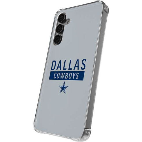 NFL Dallas Cowboys Silver Performance Series Galaxy S24 Plus Clear Case