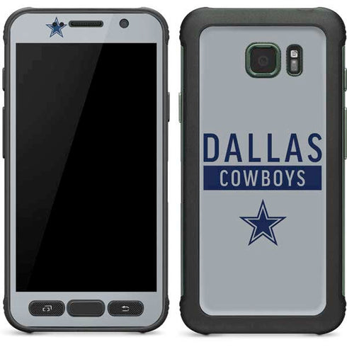 NFL Dallas Cowboys Silver Performance Series Galaxy S7 Active Skin