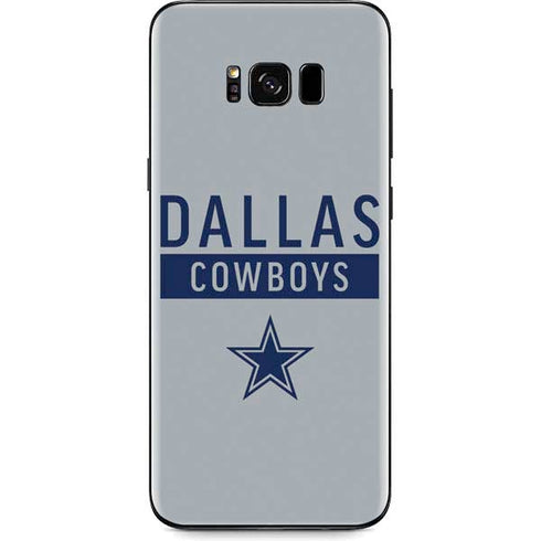 NFL Dallas Cowboys Silver Performance Series Galaxy S8 Plus Skin