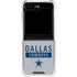 NFL Dallas Cowboys Silver Performance Series Galaxy Z Flip5 5G Clear Case