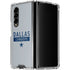 NFL Dallas Cowboys Silver Performance Series Galaxy Z Fold4 5G Clear Case