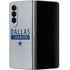 NFL Dallas Cowboys Silver Performance Series Galaxy Z Fold4 5G Skin