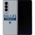 NFL Dallas Cowboys Silver Performance Series Galaxy Z Fold4 5G Skin