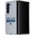 NFL Dallas Cowboys Silver Performance Series Galaxy Z Fold5 5G Clear Case