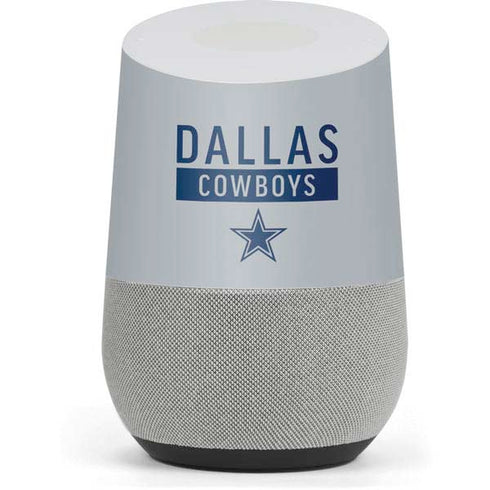 NFL Dallas Cowboys Silver Performance Series Google Home Skin