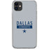 NFL Dallas Cowboys Silver Performance Series iPhone 11 Clear Case