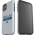 NFL Dallas Cowboys Silver Performance Series iPhone 11 Impact Case