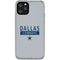 NFL Dallas Cowboys Silver Performance Series iPhone 11 Pro Clear Case