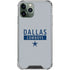 NFL Dallas Cowboys Silver Performance Series iPhone 11 Pro Max Clear Case