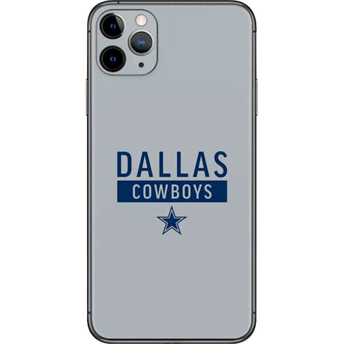 NFL Dallas Cowboys Silver Performance Series iPhone 11 Pro Max Skin
