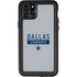 NFL Dallas Cowboys Silver Performance Series iPhone 11 Pro Max Waterproof Case