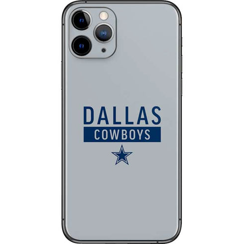 NFL Dallas Cowboys Silver Performance Series iPhone 11 Pro Skin