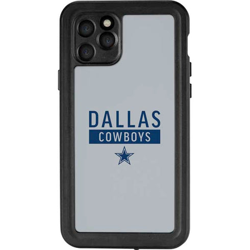 NFL Dallas Cowboys Silver Performance Series iPhone 11 Pro Waterproof Case