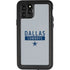NFL Dallas Cowboys Silver Performance Series iPhone 11 Pro Waterproof Case
