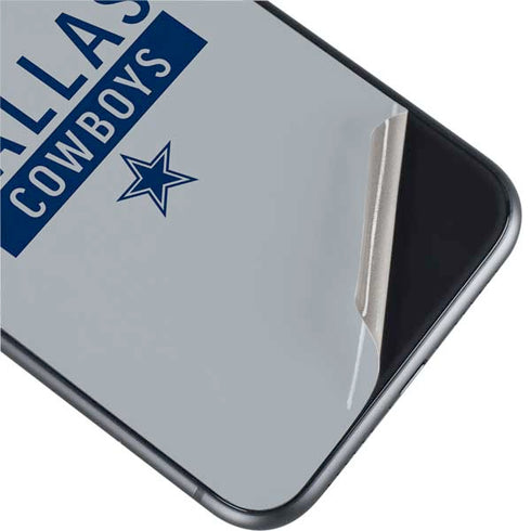 NFL Dallas Cowboys Silver Performance Series iPhone 11 Skin