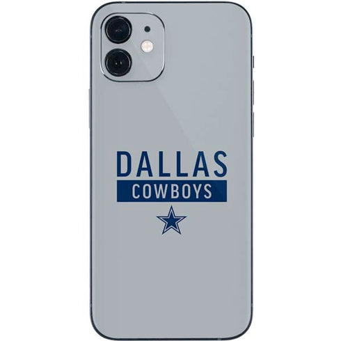 NFL Dallas Cowboys Silver Performance Series iPhone 12 Mini Skin