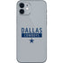 NFL Dallas Cowboys Silver Performance Series iPhone 12 Mini Skin