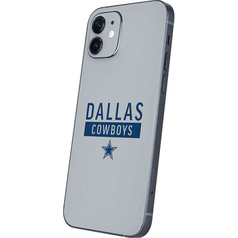 NFL Dallas Cowboys Silver Performance Series iPhone 12 Mini Skin