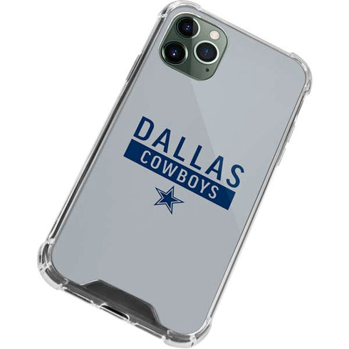 NFL Dallas Cowboys Silver Performance Series iPhone 12 Pro Max Clear Case