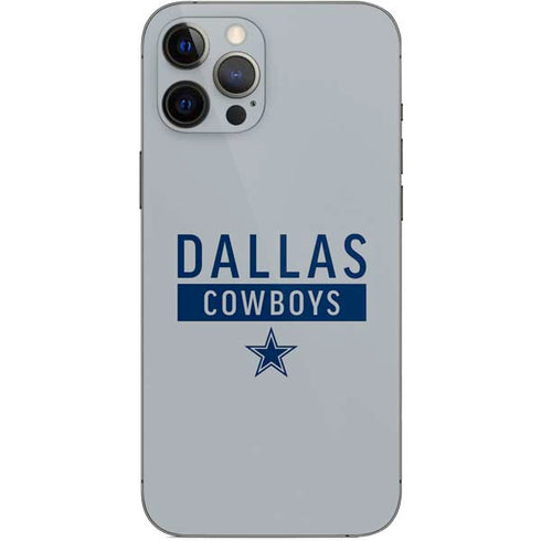 NFL Dallas Cowboys Silver Performance Series iPhone 12 Pro Max Skin
