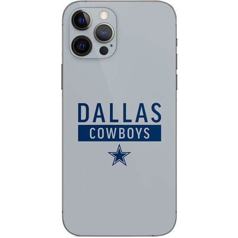 NFL Dallas Cowboys Silver Performance Series iPhone 12 Pro Skin
