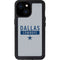 NFL Dallas Cowboys Silver Performance Series iPhone 13 Mini Waterproof Case