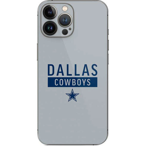 NFL Dallas Cowboys Silver Performance Series iPhone 13 Pro Max Skin