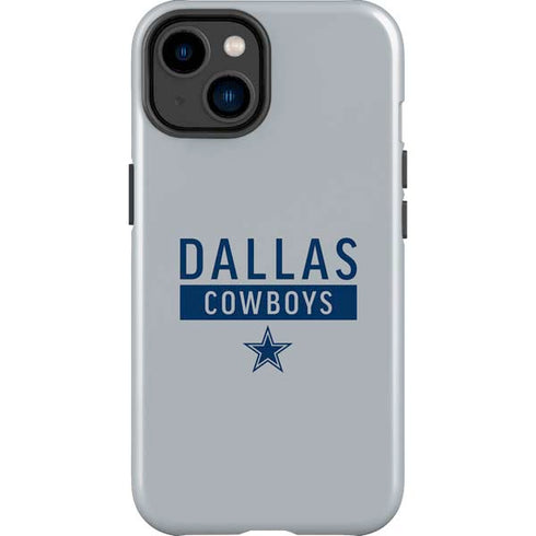 NFL Dallas Cowboys Silver Performance Series iPhone 14 Plus Impact Case
