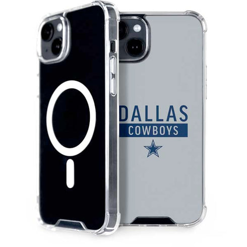 NFL Dallas Cowboys Silver Performance Series iPhone 15 Plus MagSafe Case