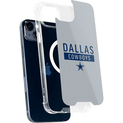 NFL Dallas Cowboys Silver Performance Series iPhone 14 Plus MagSafe Case