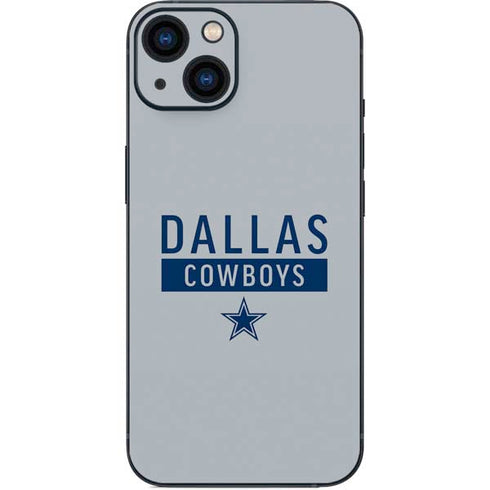 NFL Dallas Cowboys Silver Performance Series iPhone 15 Plus Skin