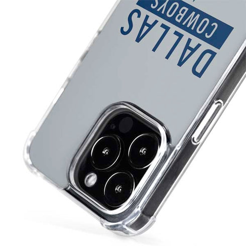 NFL Dallas Cowboys Silver Performance Series iPhone 14 Pro MagSafe Case