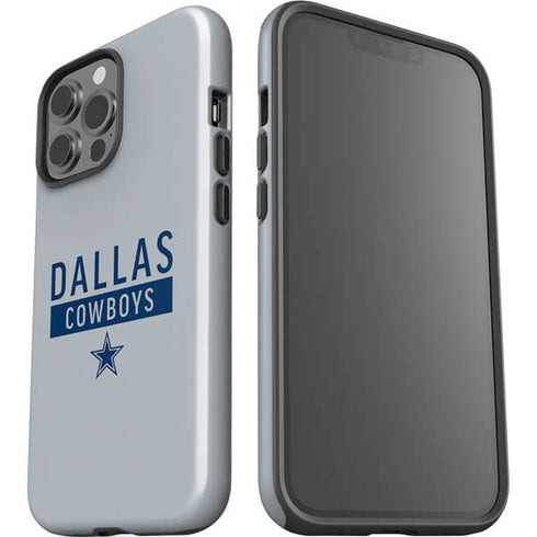 NFL Dallas Cowboys Silver Performance Series iPhone 15 Pro Max Impact Case