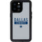 NFL Dallas Cowboys Silver Performance Series iPhone 14 Pro Max Waterproof Case