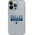 NFL Dallas Cowboys Silver Performance Series iPhone 14 Pro Skin