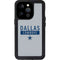 NFL Dallas Cowboys Silver Performance Series iPhone 14 Pro Waterproof Case