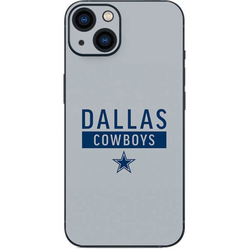 NFL Dallas Cowboys Silver Performance Series iPhone 14 Skin
