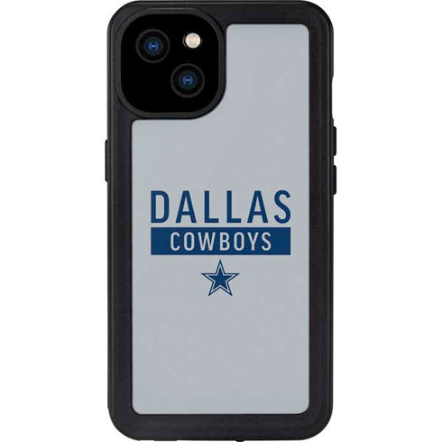 NFL Dallas Cowboys Silver Performance Series iPhone 15 Plus Waterproof Case