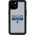 NFL Dallas Cowboys Silver Performance Series iPhone 15 Plus Waterproof Case