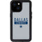 NFL Dallas Cowboys Silver Performance Series iPhone 15 Waterproof Case