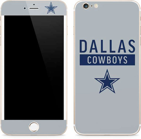 NFL Dallas Cowboys Silver Performance Series iPhone 6/6s Plus Skin