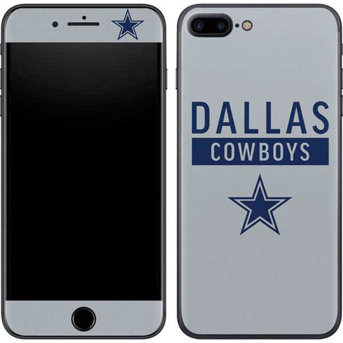NFL Dallas Cowboys Silver Performance Series iPhone 8 Plus Skin
