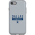 NFL Dallas Cowboys Silver Performance Series iPhone SE (2nd & 3rd Gen) Pro Case