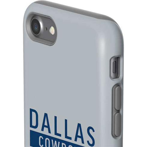 NFL Dallas Cowboys Silver Performance Series iPhone SE (2nd & 3rd Gen) Pro Case