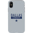 NFL Dallas Cowboys Silver Performance Series iPhone X Pro Case