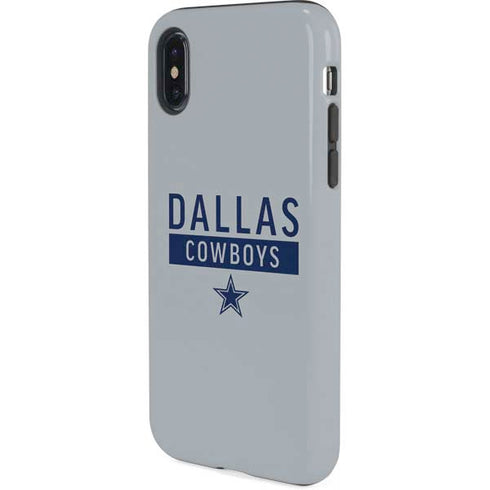 NFL Dallas Cowboys Silver Performance Series iPhone X Pro Case